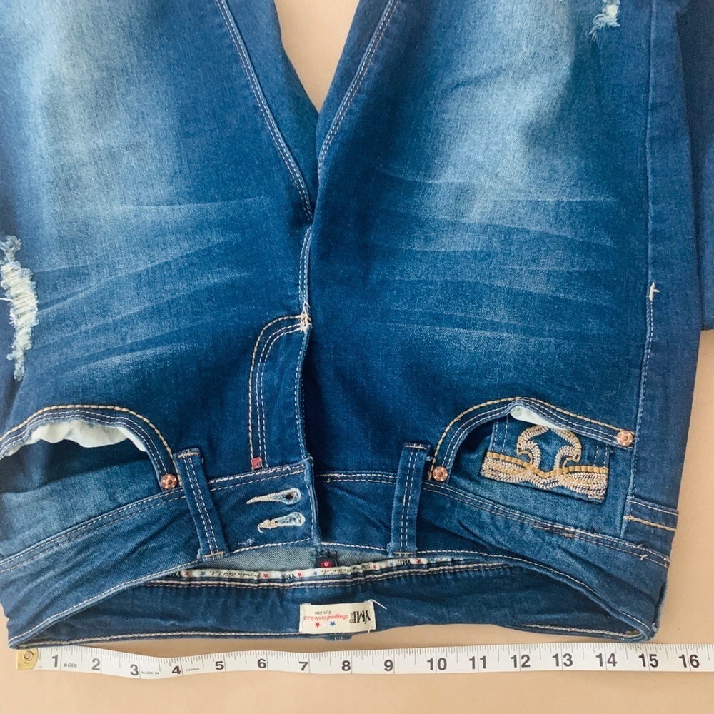 🇺🇸 YMI size 9 straight leg dark jeans - Picture 9 of 10